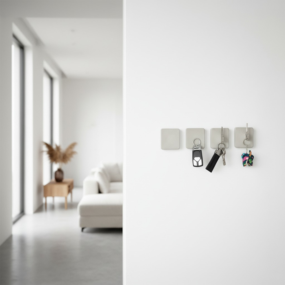 Magnetischer Schlüsselhalter 'Una' (4-teilig)