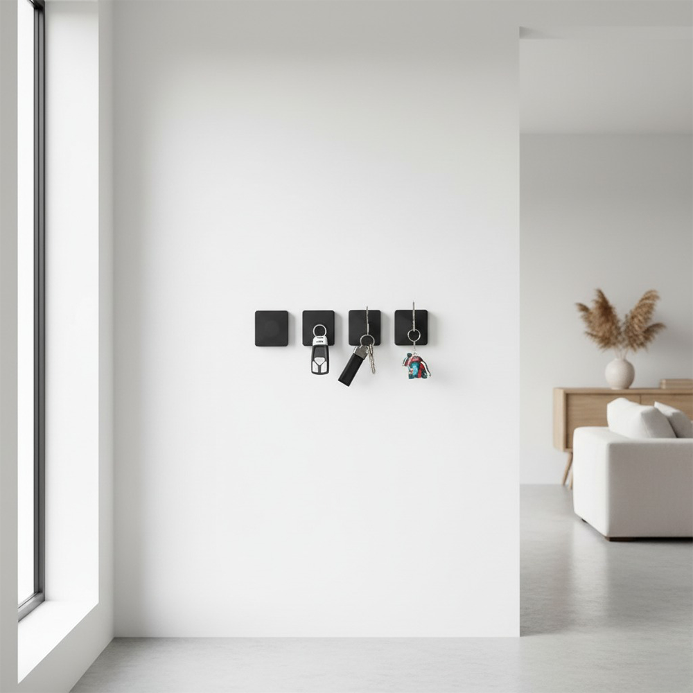 Magnetischer Schlüsselhalter 'Una' (4-teilig)