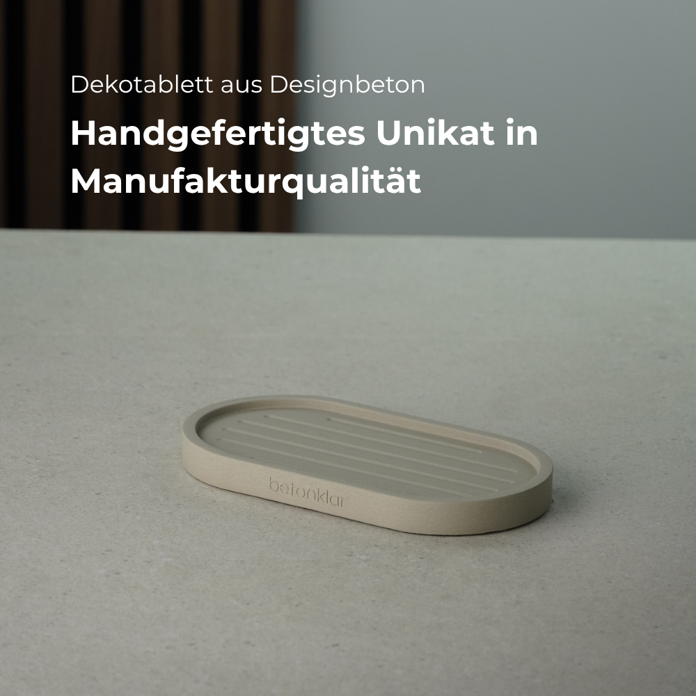 Seifenspenderset mit Dekotablett 'Ina' (3-teilig)