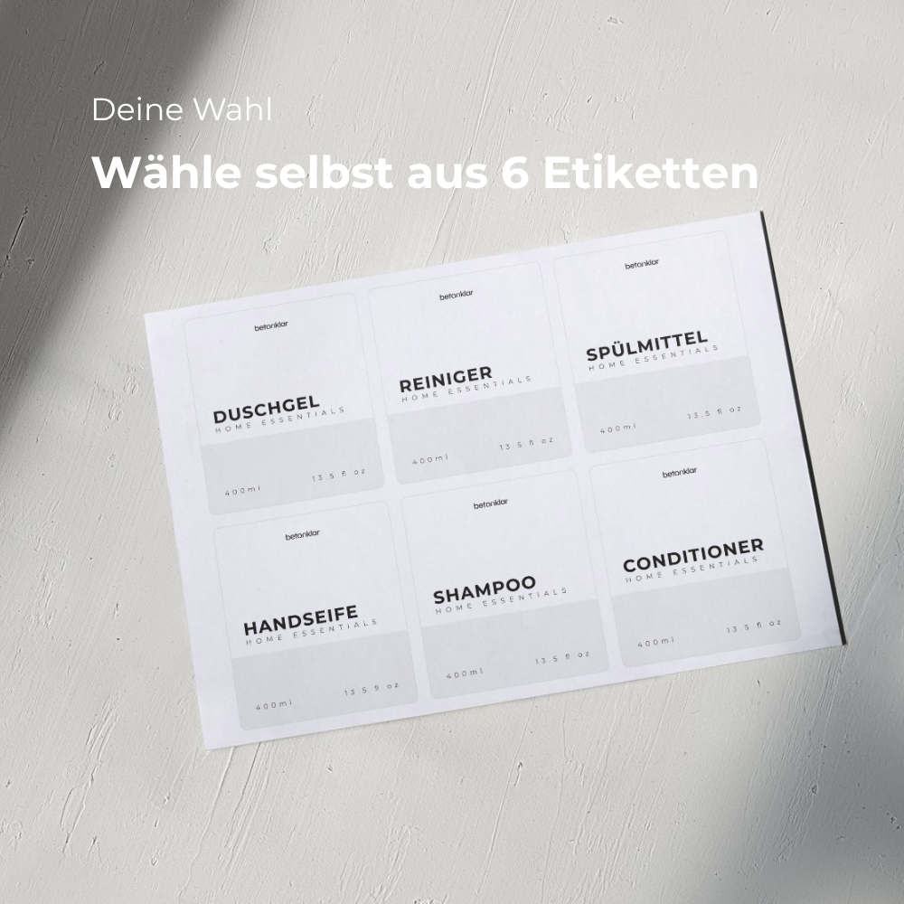 Seifenspenderset mit Dekotablett 'Ina' (3-teilig)
